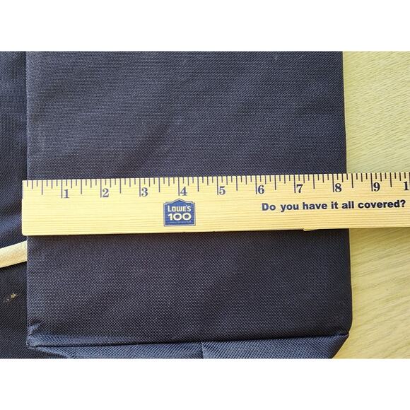 CANVAS TOTE-CAYMAN ISLANDS-BLUE IGUANA-Embroidered-Dark Blue-Beach Bag - Picture 16 of 16